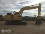 Side of used Komatsu Excavator